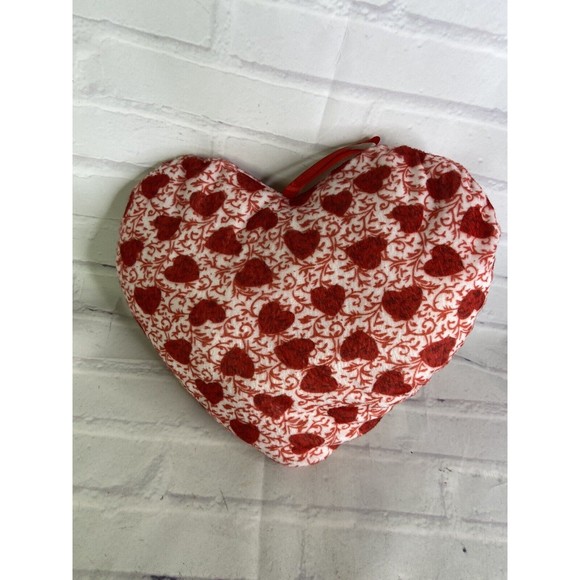 Kellytoy Teddy Bear Stuffed Plush Heart Shaped Pillow Red White 2018 - Picture 6 of 8